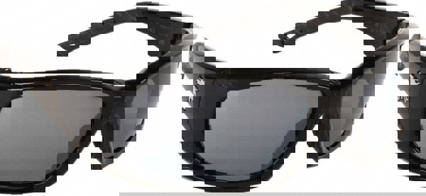 Safety Glass: Anti-Fog & Scratch-Resistant, Polycarbonate, Gray Lenses, Full-Framed, UV Protection